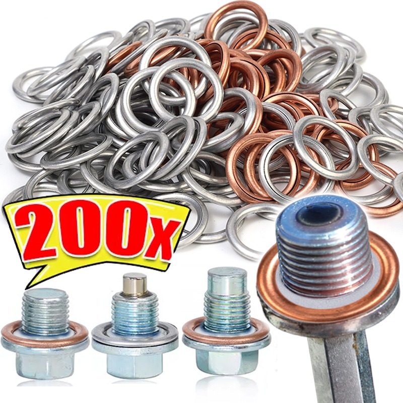Oil Drain Tank - Car Oil Pan Gaskets Aluminum/Copper Drainage