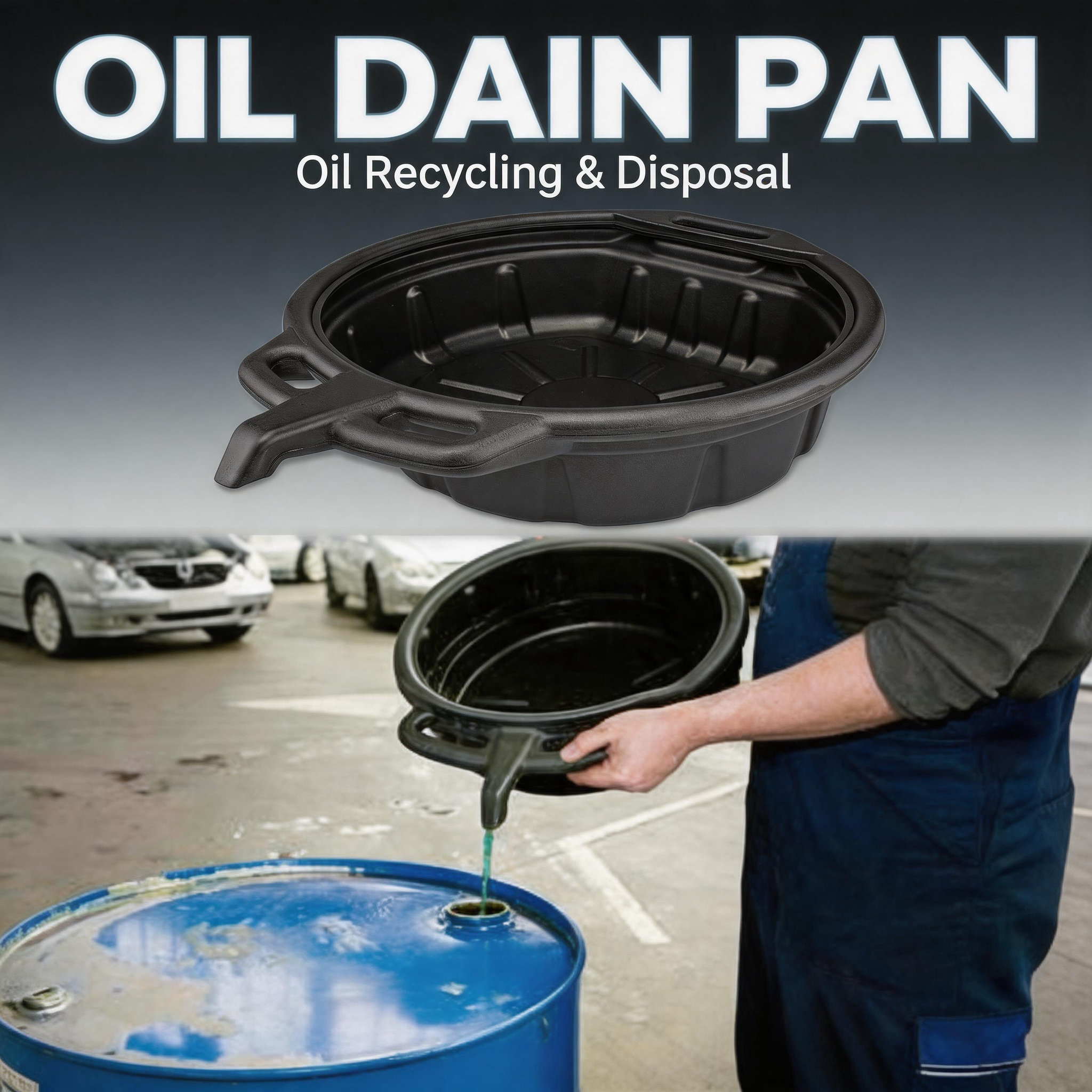 Portable Handle Design 10/15L  - Oil Drain Tank review and price