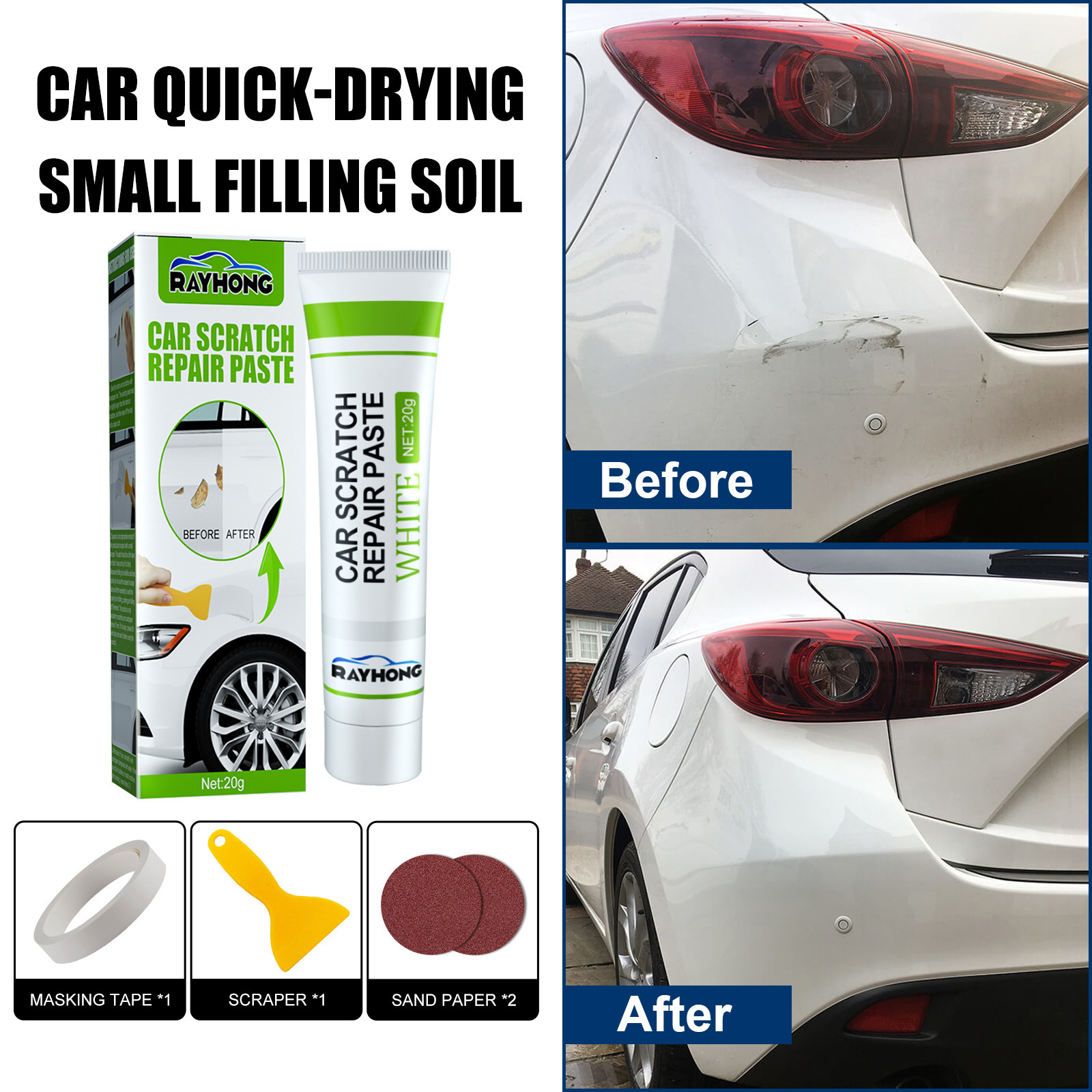 Fiberglass Repair Paste Bondin - Auto Body Filler review and price