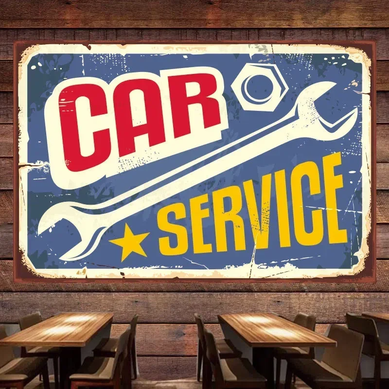 CAR SERVICE Wall Decor Banner  - Auto Repair Shop Banners review and price