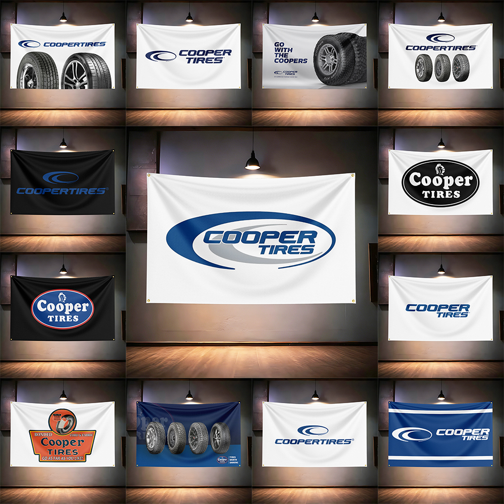Coop-ers Tires Flag 3x5ft 90x1 - Auto Repair Shop Banners review and price