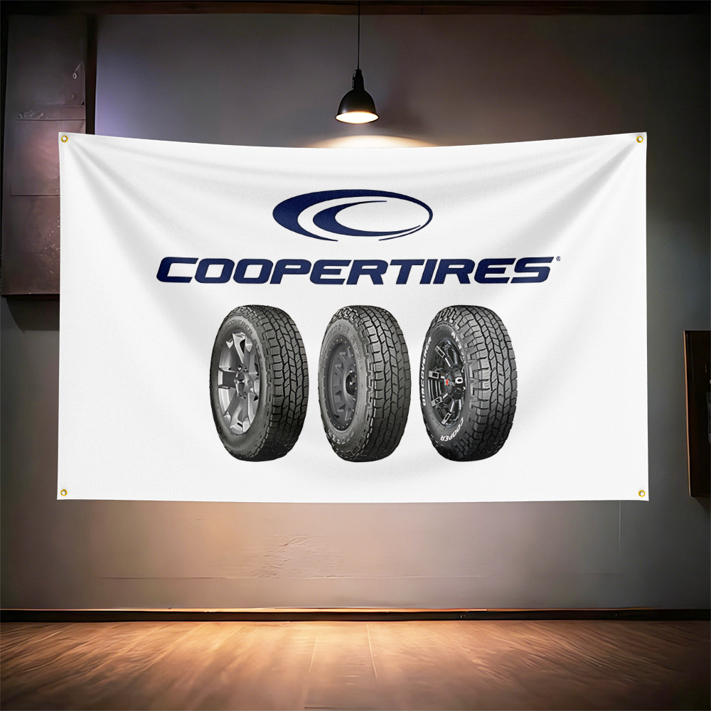 Coop-ers Tires Flag 3x5ft 90x1 - Auto Repair Shop Banners review and price