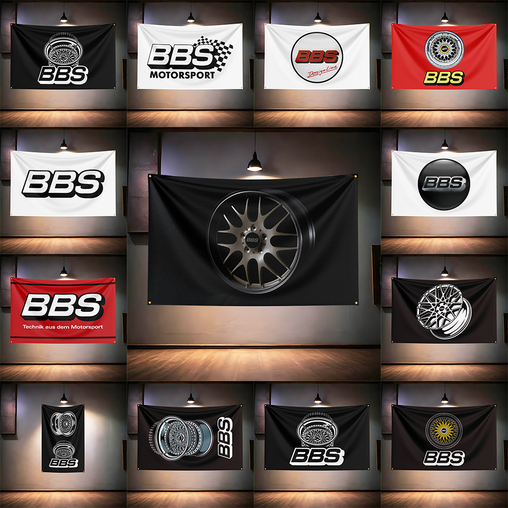 B-B-Ss Wheel Fans Flag 3x5ft 9 - Auto Repair Shop Banners review and price