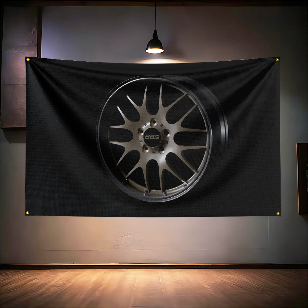 B-B-Ss Wheel Fans Flag 3x5ft 9 - Auto Repair Shop Banners review and price
