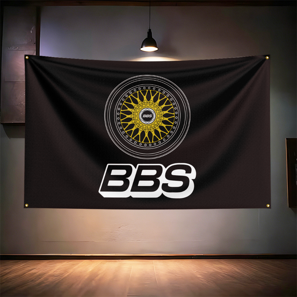 B-B-Ss Wheel Fans Flag 3x5ft 9 - Auto Repair Shop Banners review and price