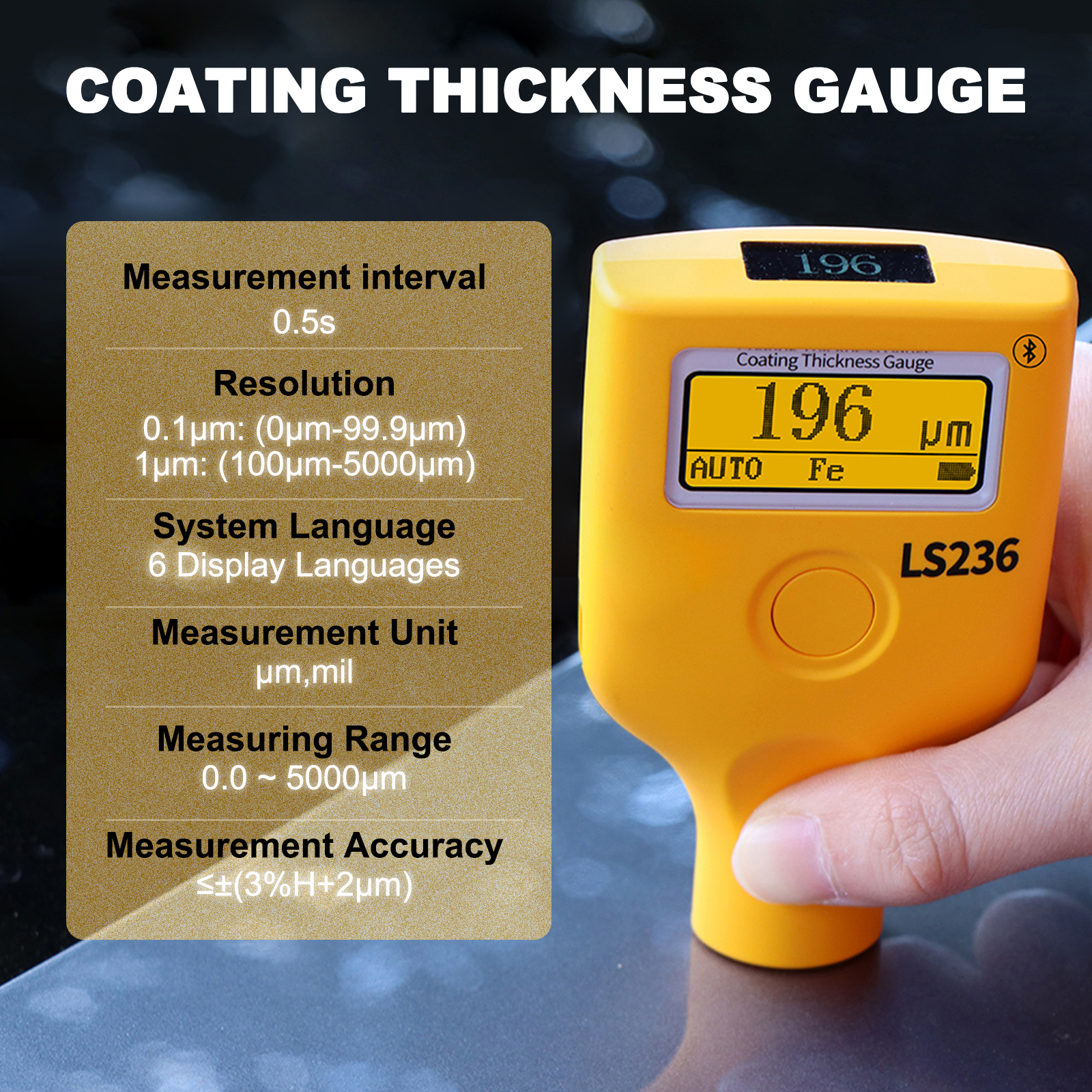 Dual Display Paint Thickness G - Auto Body Filler review and price